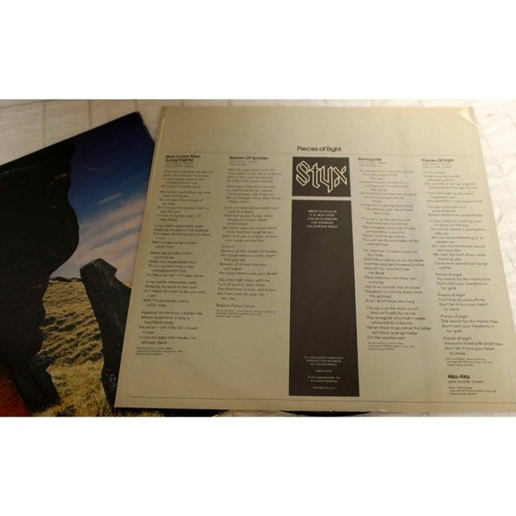 VTG 1978 Styx Pieces of Eight Record LP Vinyl Classic Hard Progressive Rock - Picture 10 of 11
